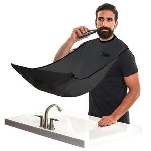 The Official Beard Bib - Hair Clippings Catcher & Grooming Cape Apron